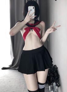 セーラー服風 セクシー コスチューム コスプレ衣装