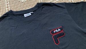 ★新品★FILA　フィラ　クロ　ワッペン　Tシャツ　Mサイズ★