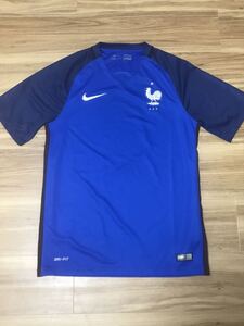 ★国内正規品★フランス代表16-17(H) 半袖ユニフォーム EURO2016 準優勝モデル Ｓサイズ グリーズマンポグバカンテジダン