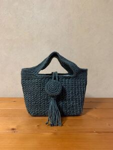 ハンドメイド ミニミニトートバッグ〈カーキ〉