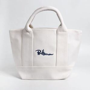 ロンハーマン Ron Herman レディース ミニトートバッグ ロゴ 刺繍 人気 ホワイト