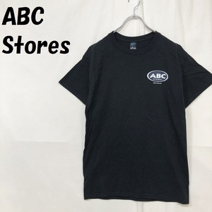 【人気】ABC Stores/ABCストア USA製 両面プリント 半袖 Tシャツ GUAM ハワイ コンビニ ブラック サイズS/S2437