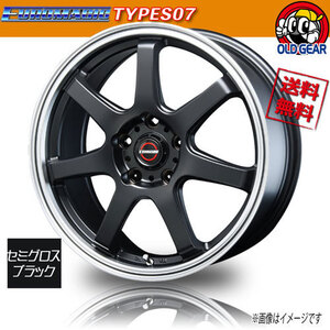 ホイール新品 1本のみ BLEST ユーロマジック TYPE S-07 セミグロスブラック 15インチ 5H100 6J+43 業販4本購入で送料無料