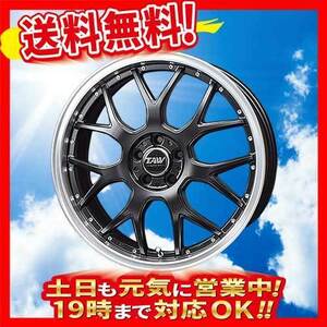 ホイール新品 4本セット TAW トライアルファ レオウィング M7 SGB 18インチ 5H114.3 7J+48 業販4本購入で送料無料