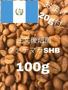 (注文後焙煎)グァテマラSHB お試し100g+おすすめの豆20g※即購入可