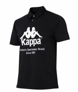 送料無料◆新品◆カッパ Kappa ITALIA ストレッチ 半袖ポロシャツ◆(O)◆KGA12SS33-BK◆Kappa GOLF BANDA