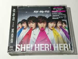 Kis-My-Ft2「SHE! HER! HER!」CD+DVD
