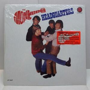 MONKEES-Headquarters (US '96 Re Red Vinyl Stereo LP/Sticker