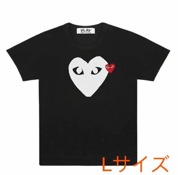 【即発】COMME des GARCONS レディース ハートプリント Tシャツ