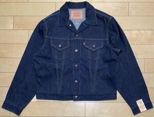 新品 USA製 LEVI'S リーバイス 557XX デニム ジャケット 3rd 復刻 刻印555 ビッグサイズ バレンシア Gジャン トラッカー 90年代製