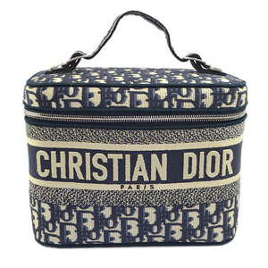 クリスチャン・ディオール Christian Dior バニティバック S5417VRIW その他 ネイビー レディース 中古