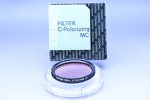 【未使用品・送料無料】CONTAX コンタックス 55mm C-Polarizing MC フィルター　箱・ケース付き_画像1