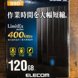 エレコム ELECOM 外付けSSD [120GB /ポータブル型]