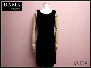 DAMA COLLECTION ベロアワンピース・9R□ダーマコレクション/21*8*4-25