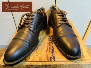 726) GIANCARLO MORELLI ジャンカルロモレリ ストレートチップ ブラウン 26.0cm レザー 革靴