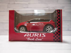 ミニカー トヨタ　オーリス　AURIS Brick Lane　プルバックカー　レッドマイカメタリック×ブラック　非売品