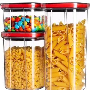 保存容器 プラスチック 密閉容器 密閉 キャニスター パスタ 小麦粉 米