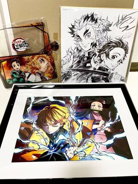 【新品・未使用】劇場版「鬼滅の刃」無限列車編 キャラファイングラフ、クリアマルチファイル、色紙