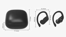 ワイヤレスイヤホン Bluetooth 5.0 ノイズキャンセリング ブルートゥースイヤホン 5.0 左右耳通用 Siri対応 耳掛け型 最高音質_画像10
