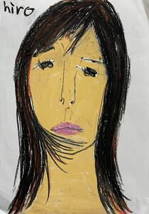 Art hand Auction Artist Hiro C Women are time, Artwork, Painting, Pastel drawing, Crayon drawing