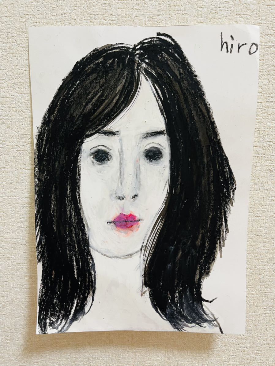 Artiste Hiro C Un autre matin, Ouvrages d'art, Peinture, Dessin au pastel, Dessin au crayon