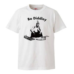 【XSサイズ Tシャツ】Bo diddley ボ・ディドリー 真島昌利 CHESS レコード R&B BLUES 50s 60s LP CD ロックンロール 鮎川誠