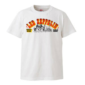 【Mサイズ Tシャツ】レッドツェッペリン Led Zeppelin ハードロック サイケデリック 60s 70s LP CD レコード ジミーペイジ