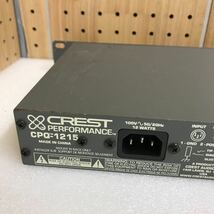 TK3781 CREST　PERFORMANCE 　CPQ-1215 　ステレオ用　イコライザー 通電確認済　本体のみ_画像3