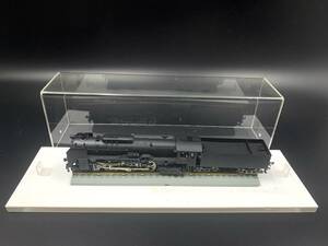 [ railroad model steam locomotiv C6246 ] aluminium, made of metal model clear case attaching 