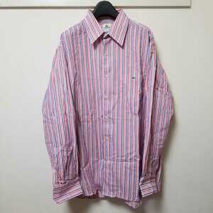 LACOSTE Lacoste рубашка с длинным рукавом розовый полоса кнопка рубашка 44 03H0405