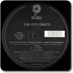 【○11】The Diplomats/Built This City/12''/I'm Ready/Barbara Mason/Starship/Just Blaze/Jim Jones/Cam'ron/Juelz Santana