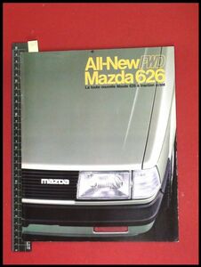 m8629【旧車カタログ】　英文　マツダ【Mazda 626】22P 　当時もの