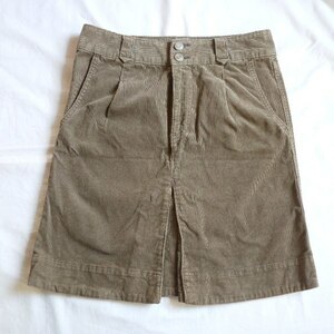 [ prompt decision ]GAP corduroy trapezoid skirt Brown XS