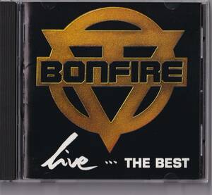 【ROCK】BONFIRE／LIVE・・・THE BEST【国内盤】ボンファイア／ライヴ・・・ザ・ベスト