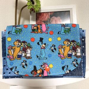 蓋付きポーチ ハンドメイドポーチ ハンドメイド ハックルベリー アメキャラ
