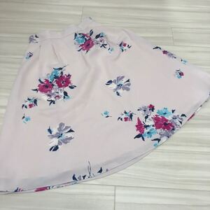 花柄スカート 花柄 ピンク ビーラディエンス
