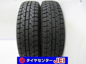 155-80R13 9.5-9分山 トーヨーガリットGIZ 2020年製 中古スタッドレスタイヤ【2本】送料無料(S13-4761）