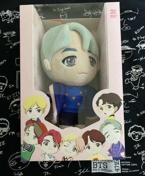 新品・未開封 BTS ぬいぐるみ RM PLUSH TOY ナムジュン 人形 公式 正規品 防弾少年団 Tinytan BT21 即決