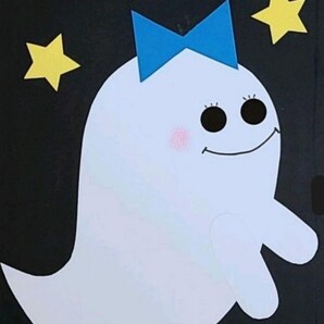 【おすすめ】おばけ製作キット8セット(青りぼん)