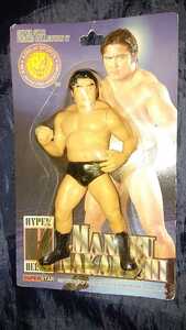  New Japan Professional Wrestling middle west . black tights figure 