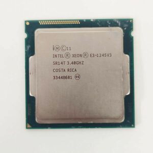 CPU Intel Xeon E3-1245 V3 3.4GHz TB3.8GHz LGA1150 TDP84W 動作保証