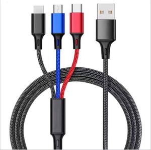 usbケーブル 3in1 3台同時充電可能