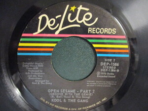 Kool & The Gang ： Open Sesame 7'' / 45s ★ 70's Funk ☆ 落札5点で送料無料