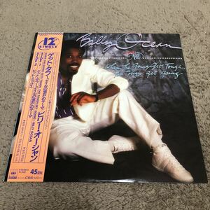 Billy Ocean ビリーオーシャン / 帯付12インチレコード ゲットタフ ナイルの宝石のテーマ / 12AP3144 / ライナー有 / 洋楽ソウル /