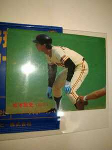 松本匡史　87 カルビープロ野球チップス　No.173 読売ジャイアンツ