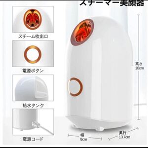 スチーマー美顔器 スチーマーフェイス 顔 美肌スチーマー 人気 保湿 各種肌質対応 ナノ微粒化技術 毛穴の清潔 角質