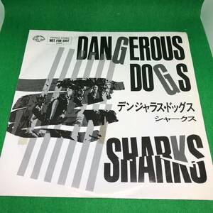 中古　レコード　シャークス　デンジャラス・ドッグス　SHARKS　DANGEROUS DOGS　非売品　17DY1042