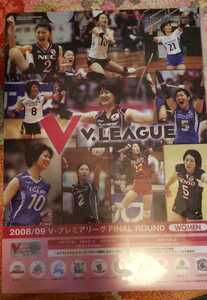 クリアファイル V.LEAGUE バレーボール 2009.3付録【管理番号2cp1730】