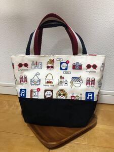 ハンドメイド トートバッグ【キラキラガールズ】 ミニトート ミニトートバッグ トート