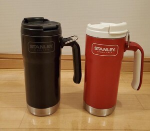 スタバ スタンレー タンブラー 赤と黒セット stanley starbucks